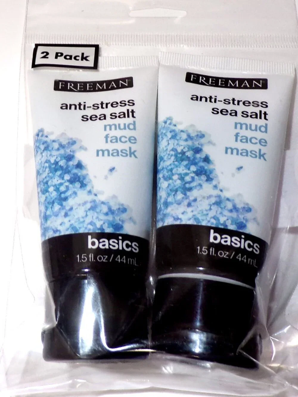 Freeman Basics Anti-Stress Sea Salt Mud Face Mask 1.5 oz. (Set of 2)